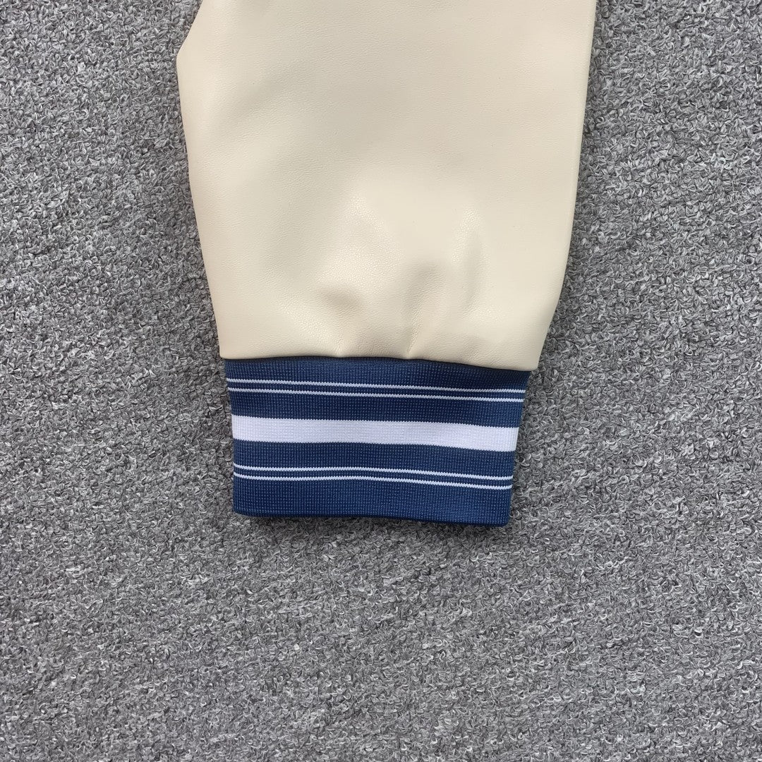 Amiri Pegasus Varsity Bomber Jacket Light Blue