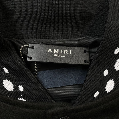 Amiri Premier Record Bomber Jacket Black