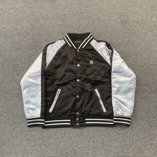 Amiri Souvenir Varsity Bomber Jacket Black