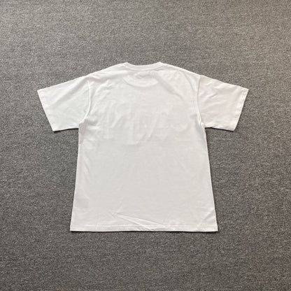 Amiri Staggered Logo Tee White