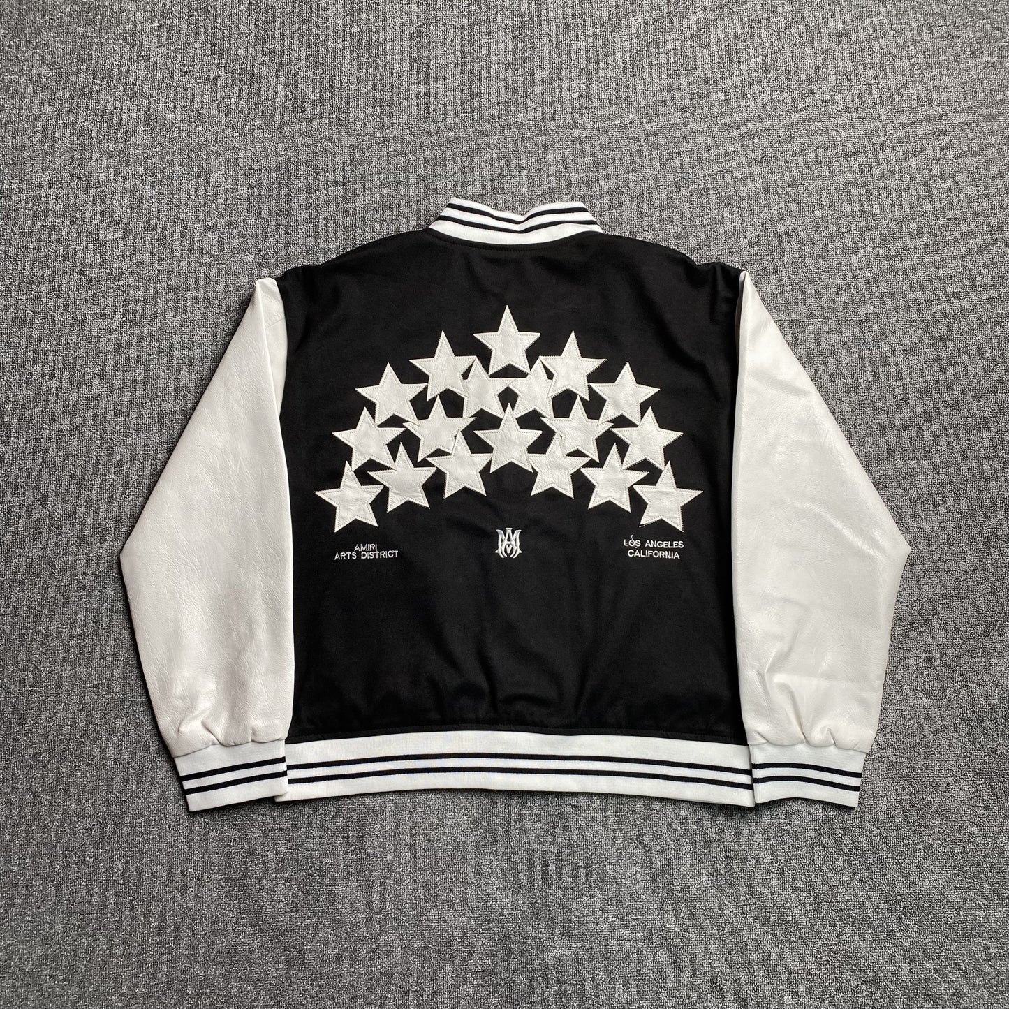 Amiri Stars Bomber Jacket Black