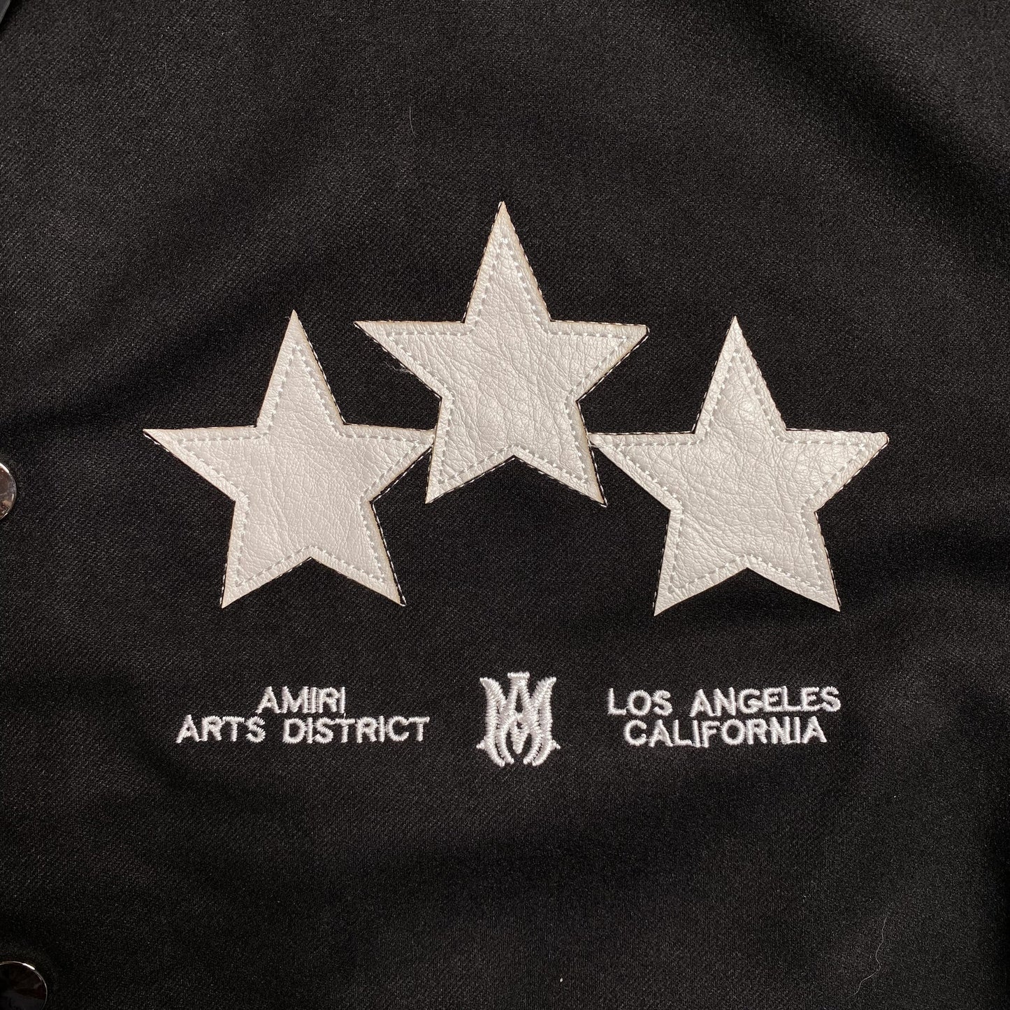 Amiri Stars Bomber Jacket Black