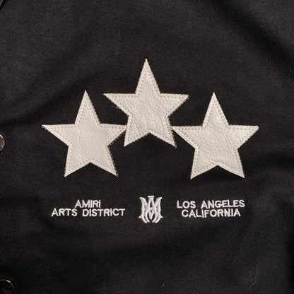 Amiri Stars Bomber Jacket Black