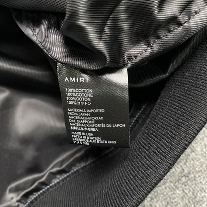 Amiri Stars Bomber Jacket Black