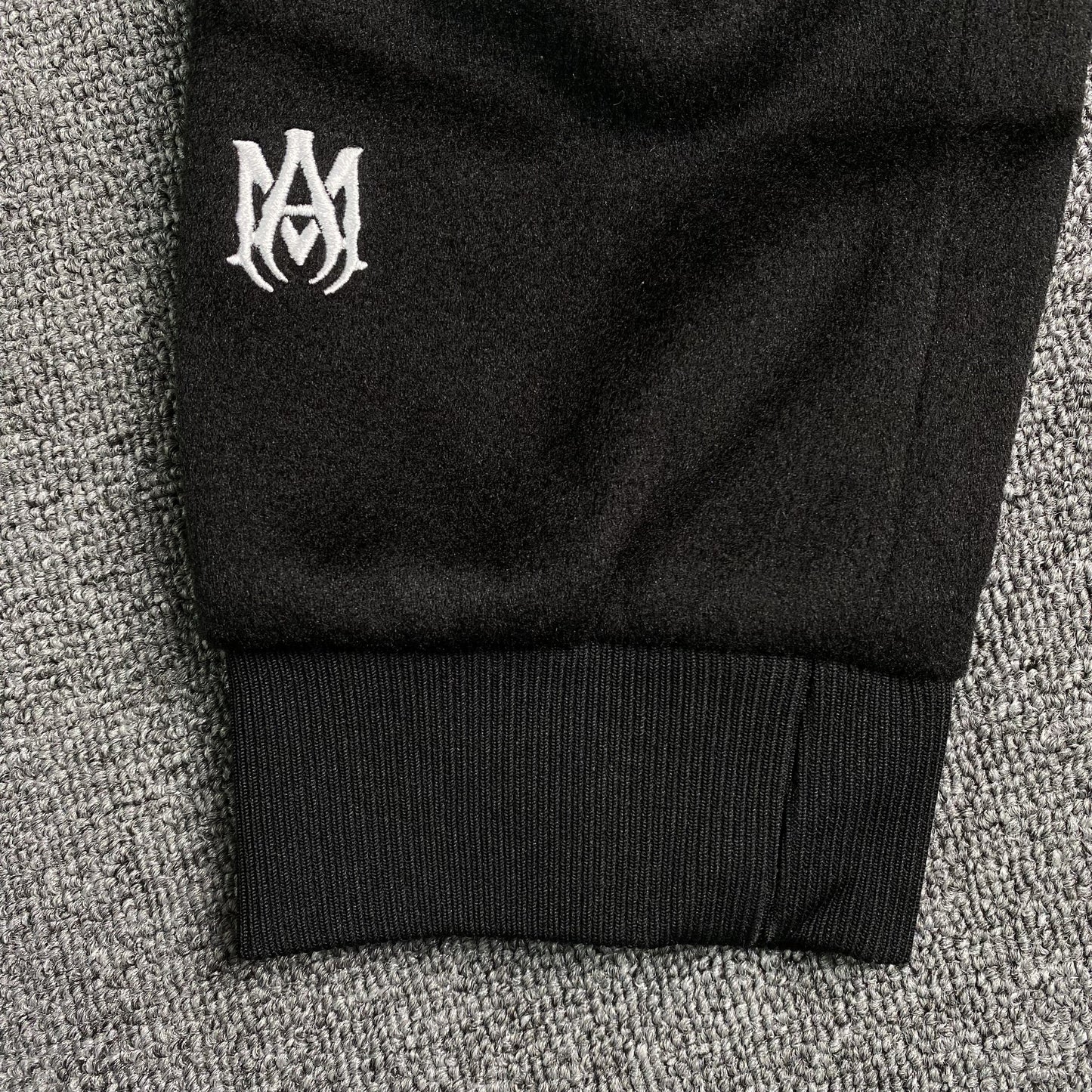 Amiri Varsity Bomber Jacket Black