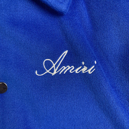 Amiri Varsity Bomber Jacket Blue
