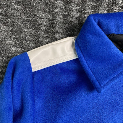 Amiri Varsity Bomber Jacket Blue