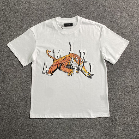Amiri Vintage Tiger Tee White