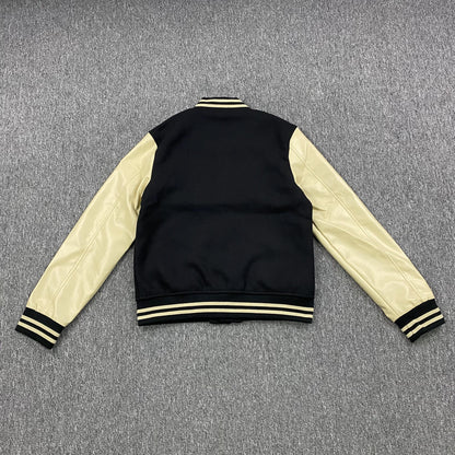 Amiri Vintage Varsity Bomber Jacket Black