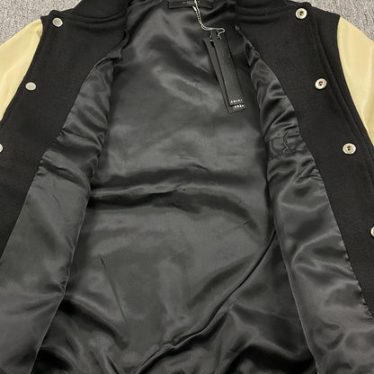 Amiri Vintage Varsity Bomber Jacket Black