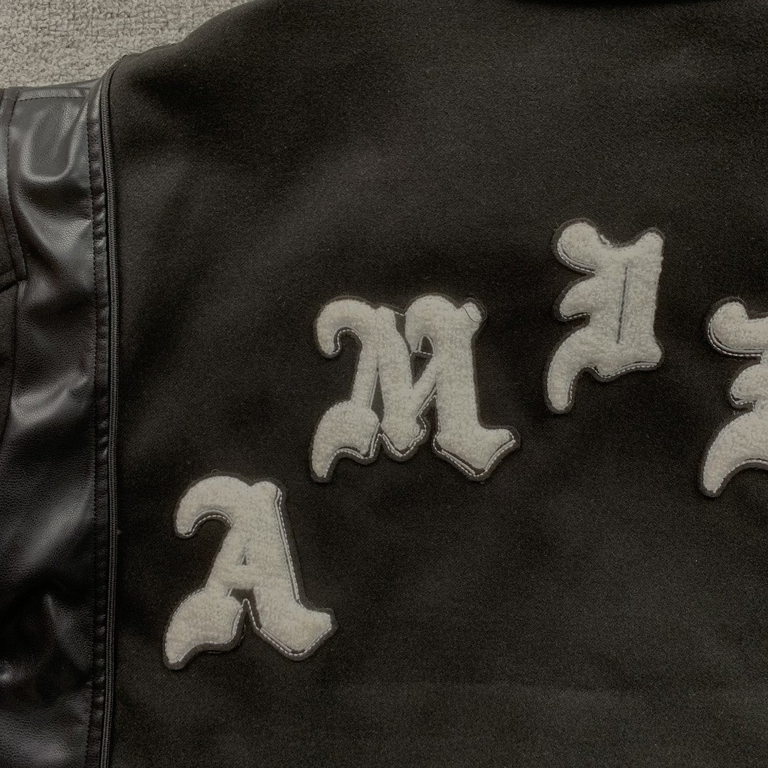 Amiri Wes Lang Bomber Jacket Black