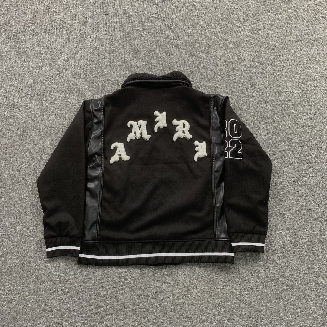Amiri Wes Lang Bomber Jacket Black