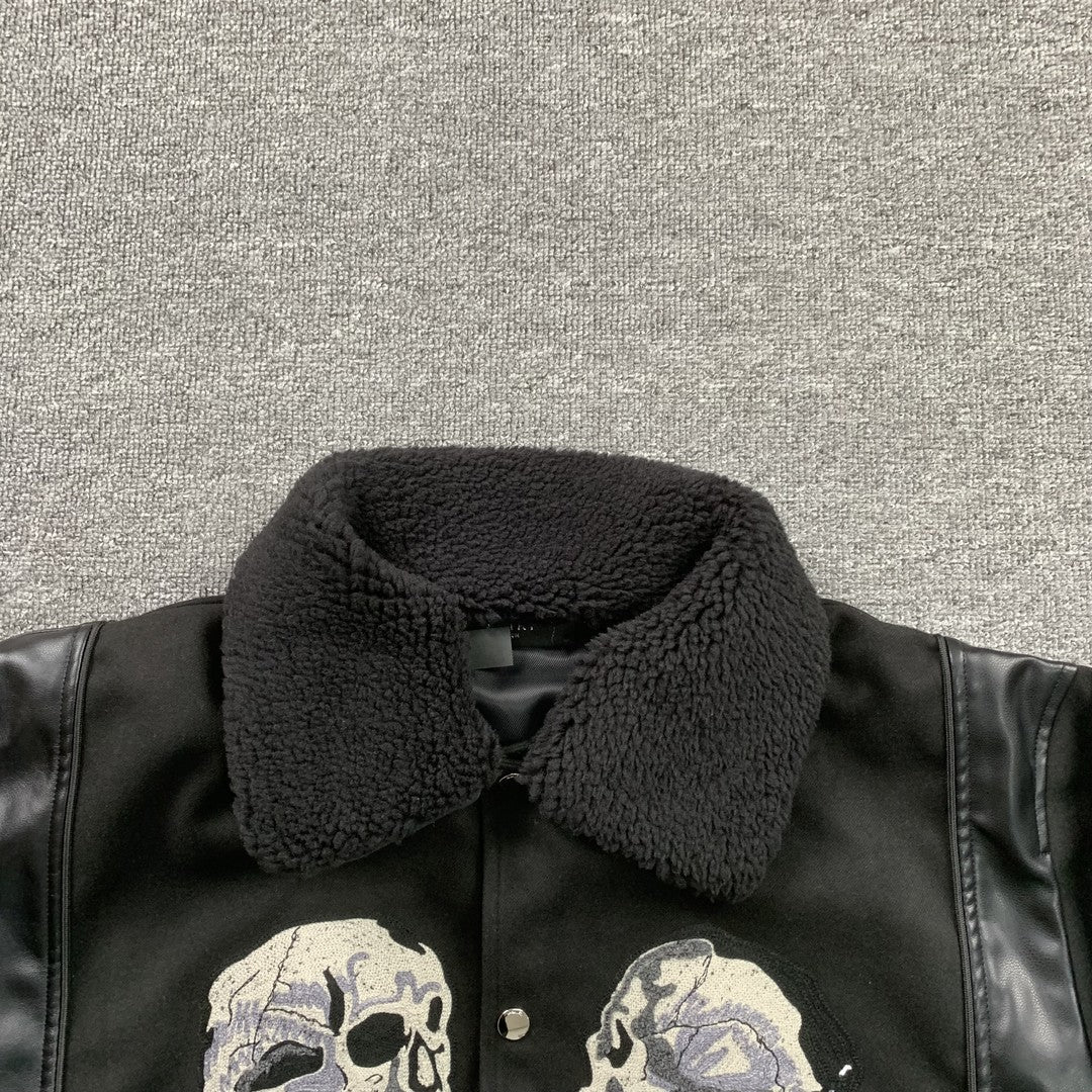 Amiri Wes Lang Bomber Jacket Black