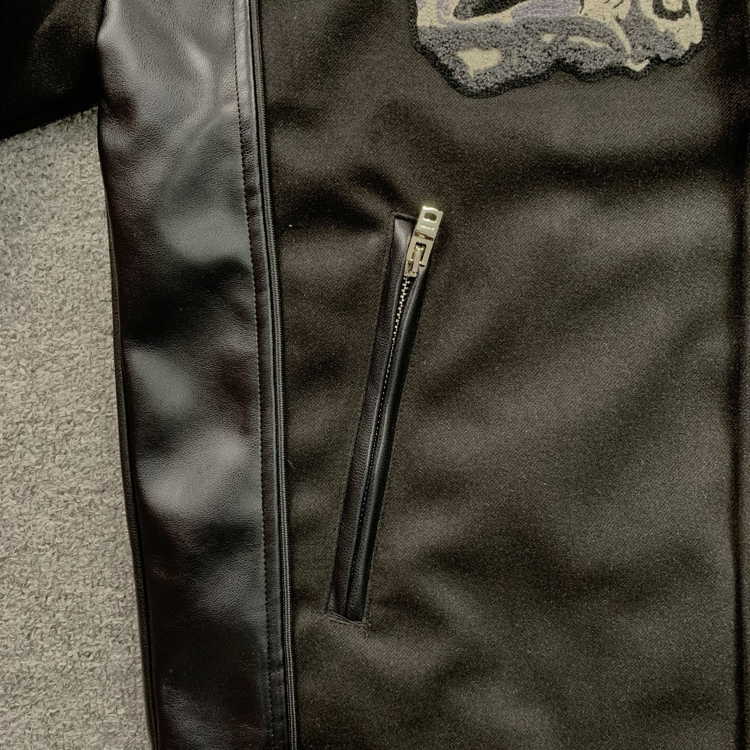 Amiri Wes Lang Bomber Jacket Black