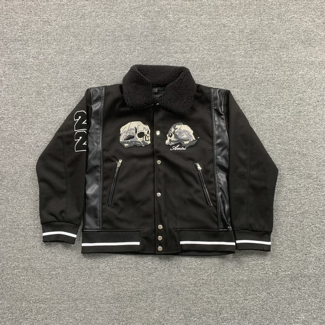 Amiri Wes Lang Bomber Jacket Black