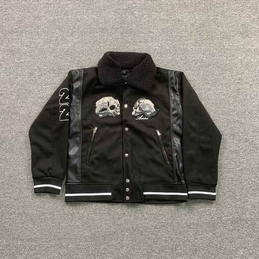 Amiri Wes Lang Bomber Jacket Black