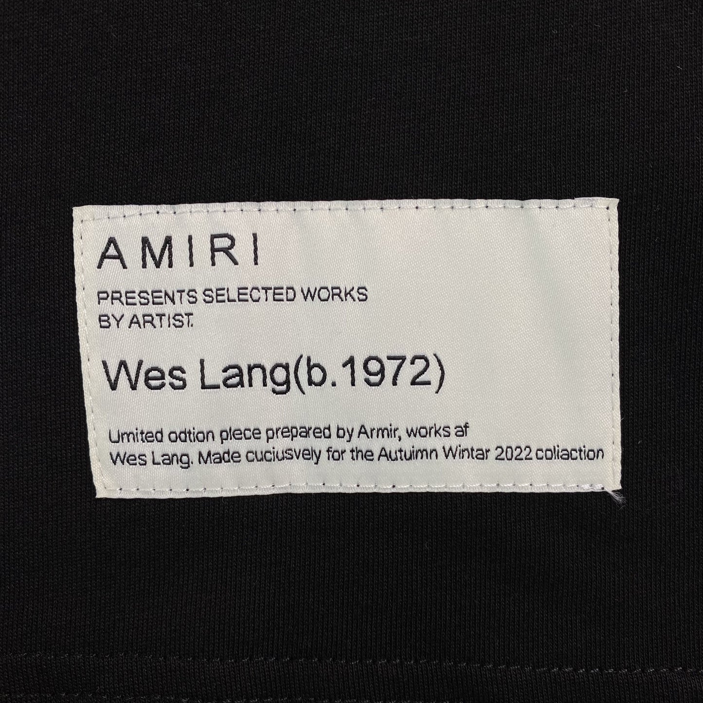 Amiri X Wes Lang Solar Kings Tee Black