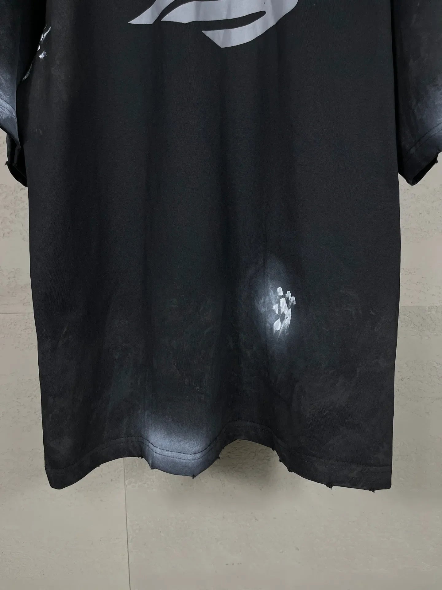 BALENCIAGA 3B STENCIL T-SHIRT BLACK