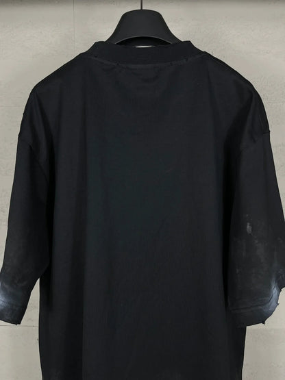 BALENCIAGA 3B STENCIL T-SHIRT BLACK