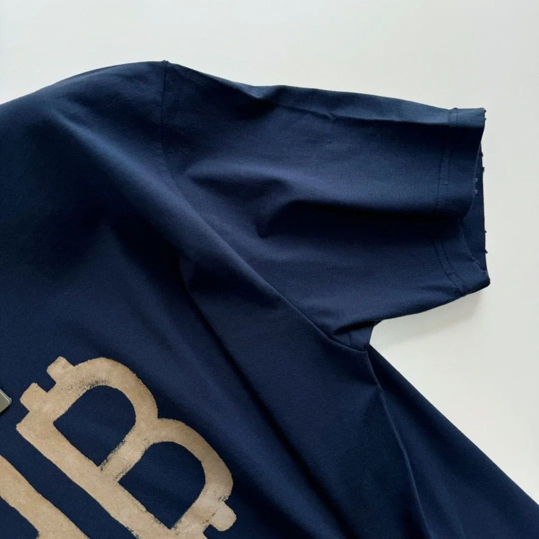 BALENCIAGA CRYPTO T-SHIRT BLUE