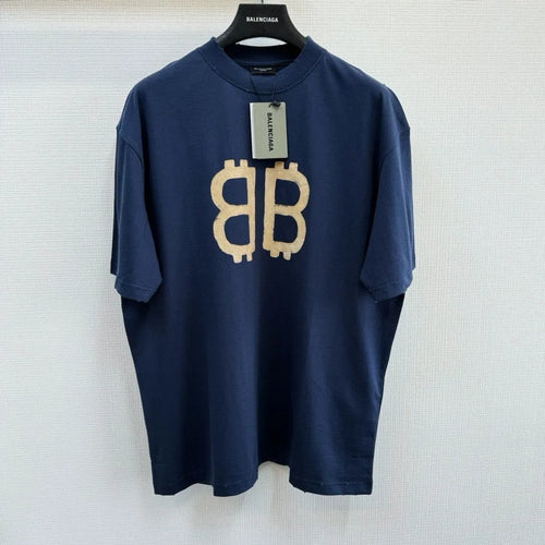 BALENCIAGA CRYPTO T-SHIRT BLUE