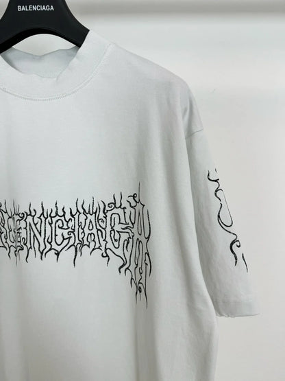 BALENCIAGA DARKWAVE T-SHIRT WHITE