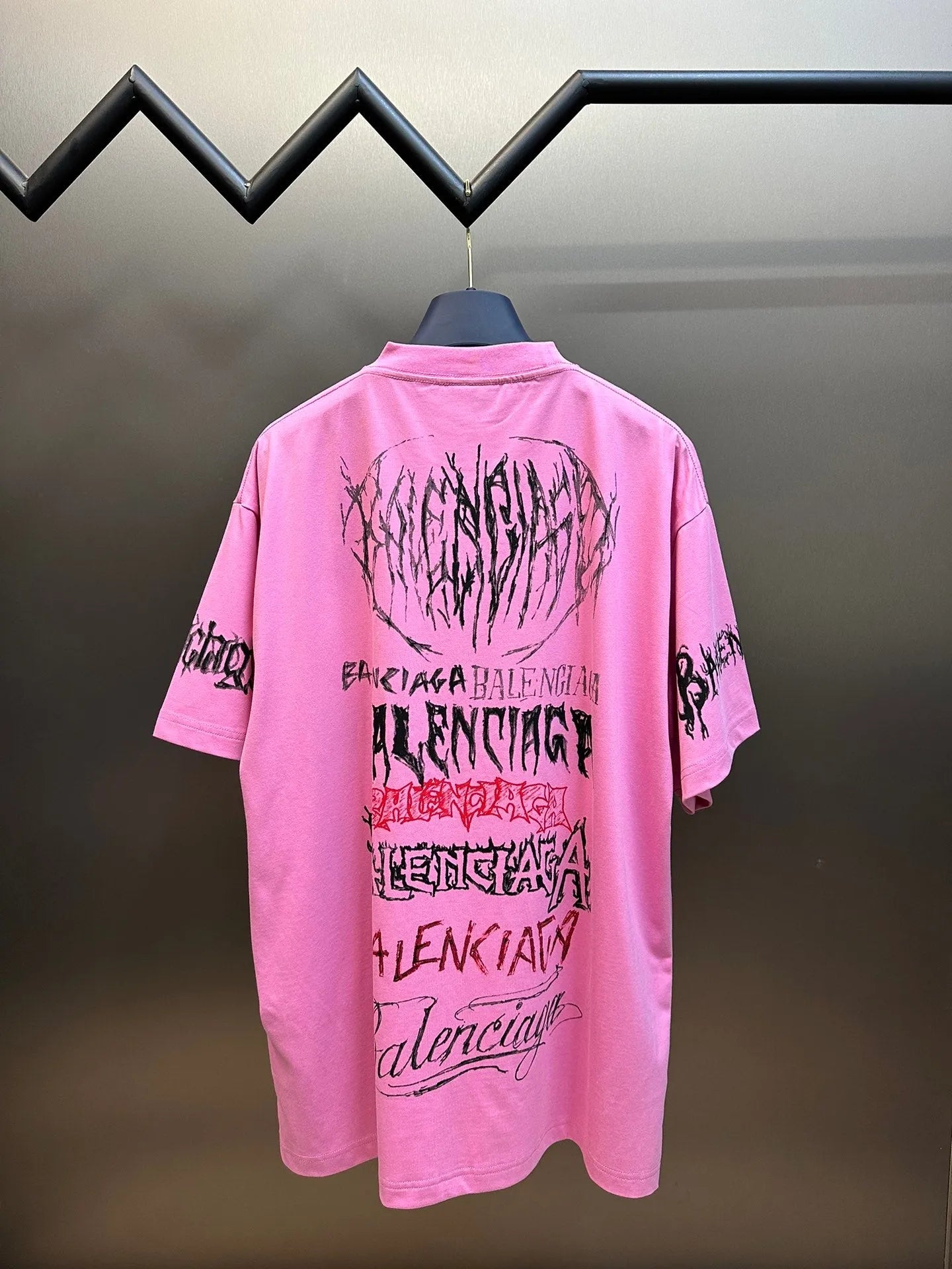 BALENCIAGA DIY METAL T-SHIRT PINK