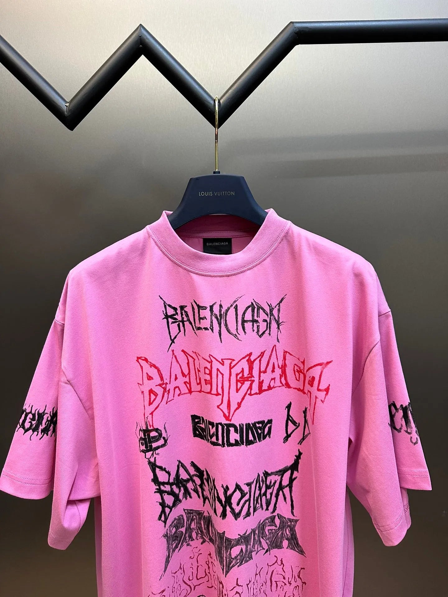 BALENCIAGA DIY METAL T-SHIRT PINK