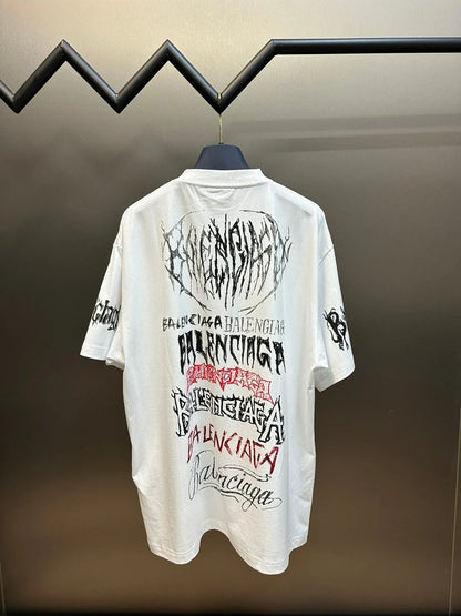 BALENCIAGA DIY METAL T-SHIRT WHITE