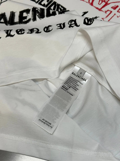 BALENCIAGA DIY METAL T-SHIRT WHITE