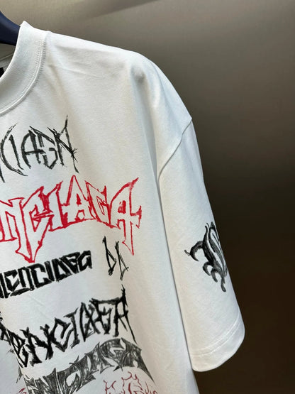 BALENCIAGA DIY METAL T-SHIRT WHITE