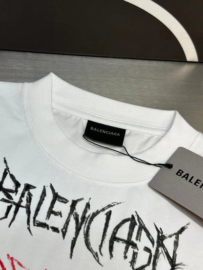 BALENCIAGA DIY METAL T-SHIRT WHITE