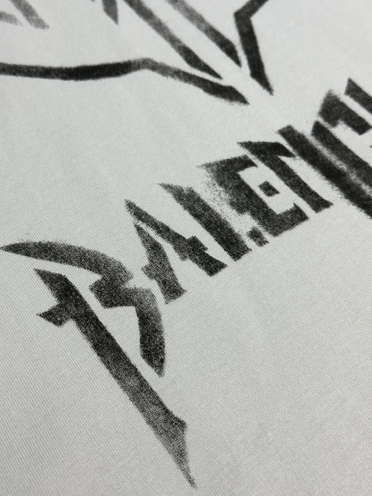 BALENCIAGA METAL BB STENCIL T-SHIRT WHITE