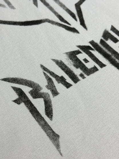 BALENCIAGA METAL BB STENCIL T-SHIRT WHITE