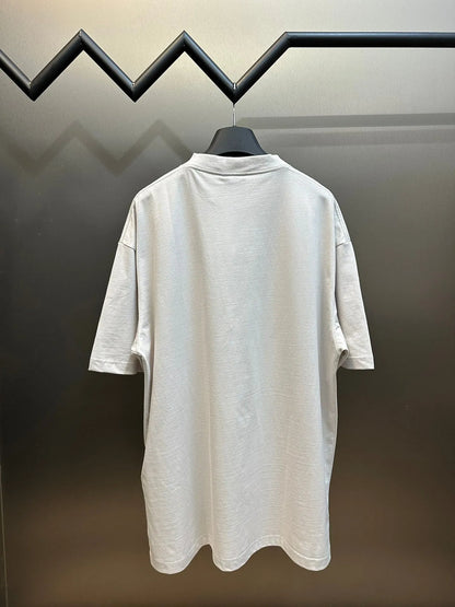 BALENCIAGA METAL BB STENCIL T-SHIRT WHITE