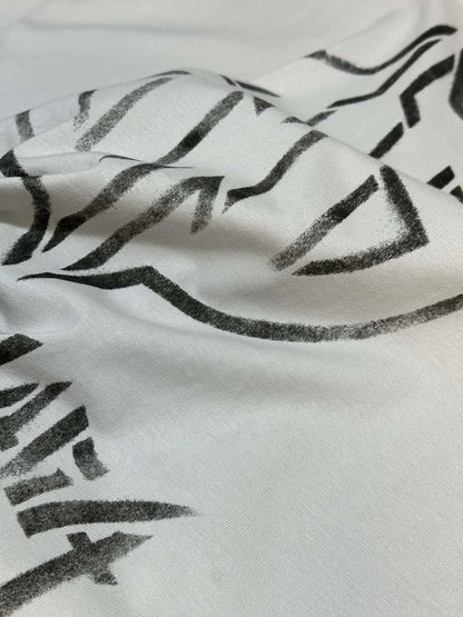 BALENCIAGA METAL BB STENCIL T-SHIRT WHITE