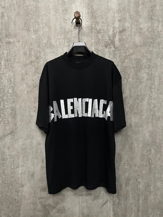 BALENCIAGA NEW TAPE TYPE T-SHIRT BLACK