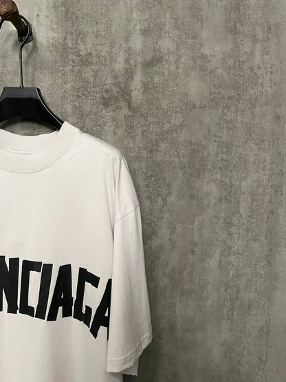 BALENCIAGA NEW TAPE TYPE T-SHIRT WHITE