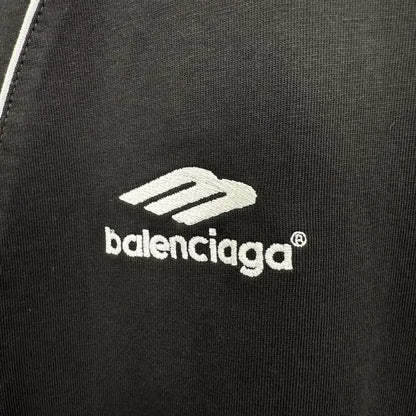BALENCIAGA PARIS SOCCER T-SHIRT BLACK