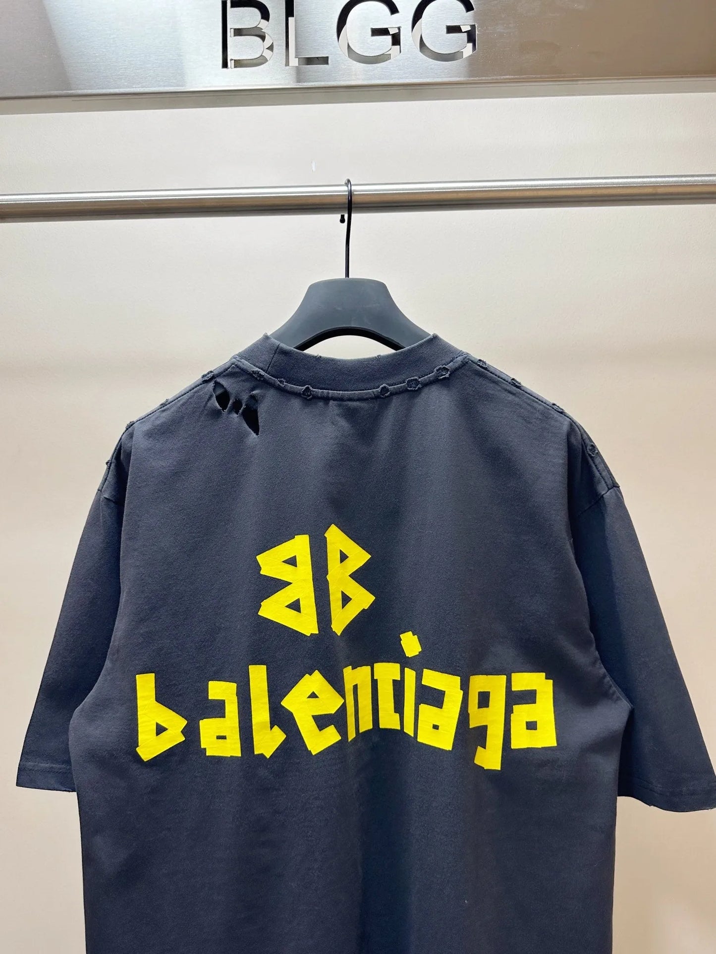 BALENCIAGA TAPE TYPE T-SHIRT BLACK
