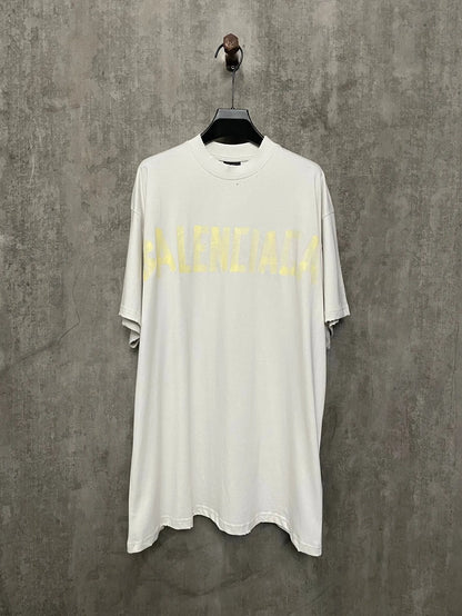 BALENCIAGA TAPE TYPE T-SHIRT WHITE