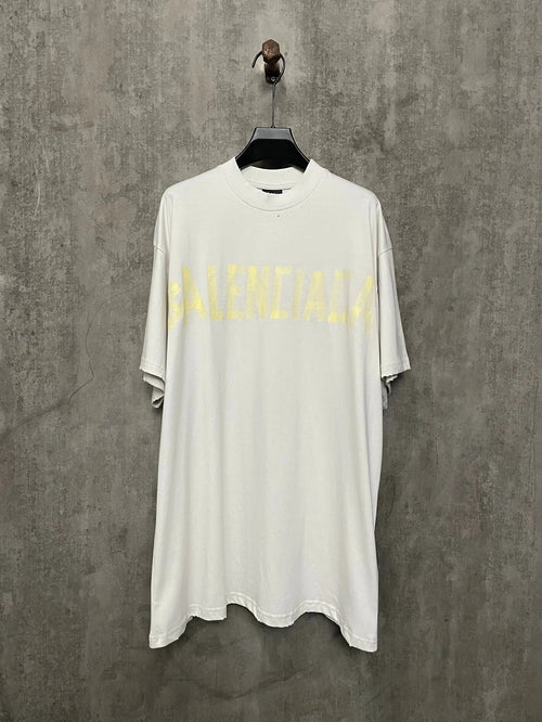 BALENCIAGA TAPE TYPE T-SHIRT WHITE