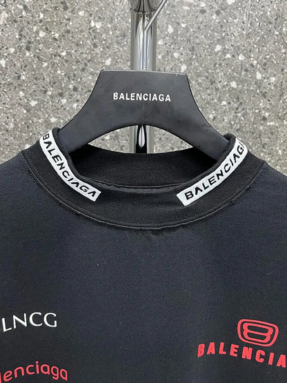 BALENCIAGA TOP LEAGUE T-SHIRT BLACK