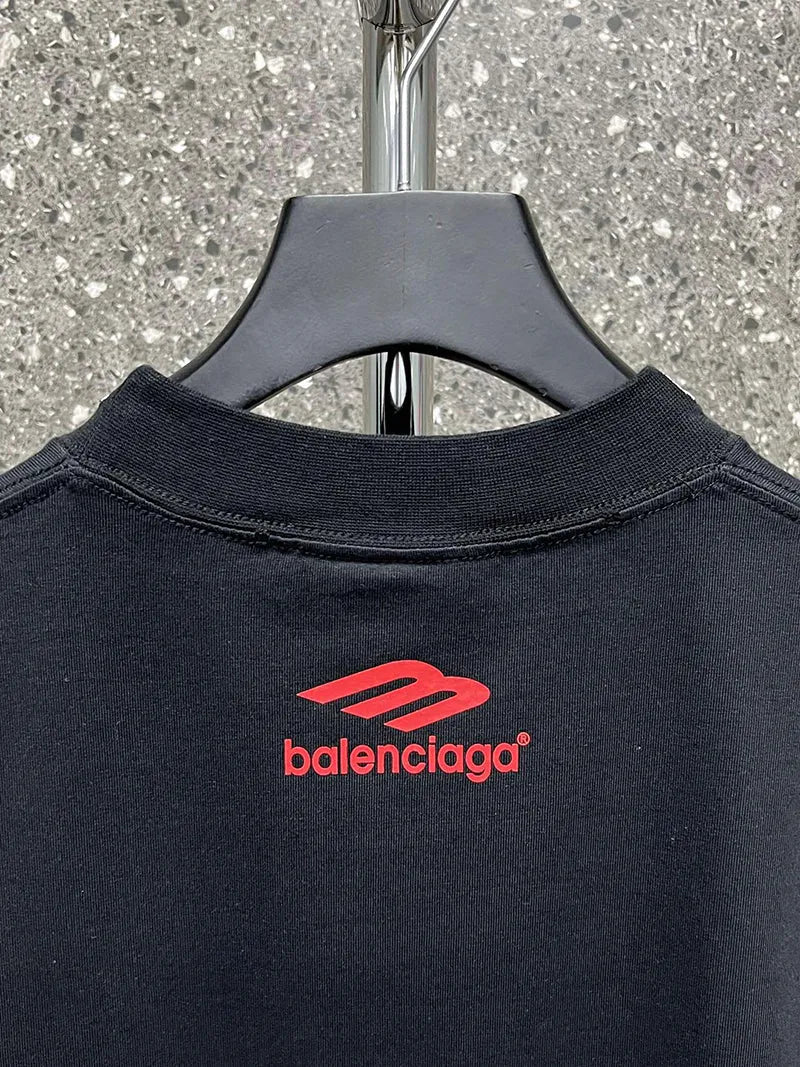 BALENCIAGA TOP LEAGUE T-SHIRT BLACK