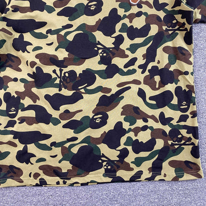 Bape 1st Camo One Point Tee Yellow