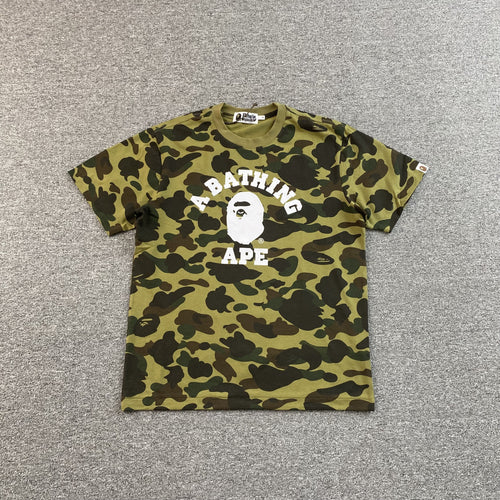 Bape 1st Camo Tee Green
