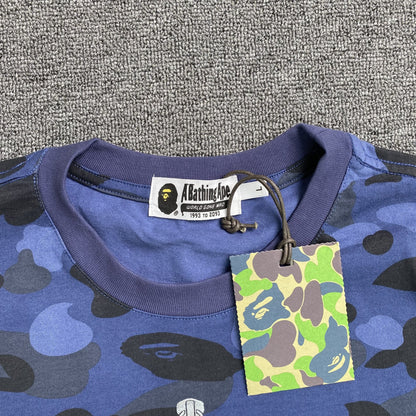 Bape ABC Camo Shark Tee Blue