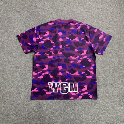 Bape ABC Camo Shark Tee Purple