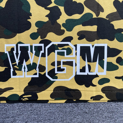 Bape ABC Camo Shark Tee Yellow