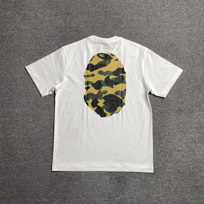 Bape Camo Big Ape Head Tee White